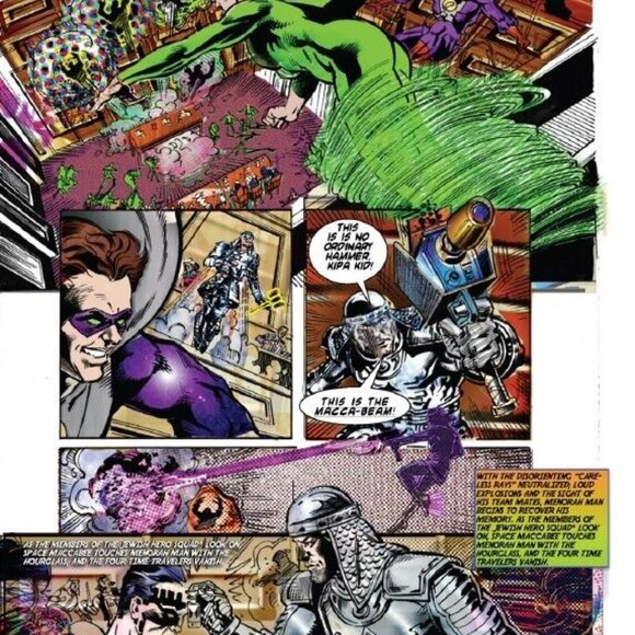 RARE ! Set of 3 Jewish Hero Corps #1, #2 & #3 Jewish Superhero Comic Books - Picture 9 of 10